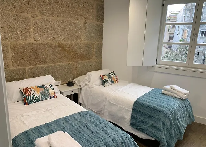 Casa Cousino Zona Monumental Tatil Evi Pontevedra